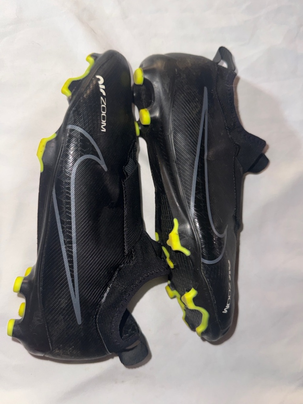 Nike Mercurial Black Slip-On Trainers  Soccer Cleats 4Y air zoom
